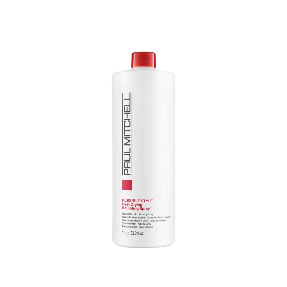 Paul Mitchell Fast Drying Sculpting Spray  Medium Hold  Touchable Finish  For All Hair Types  33.8 fl. oz.