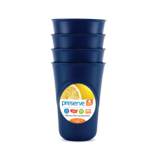 Sada 4 modrých pohárů Preserve Everyday 16 oz