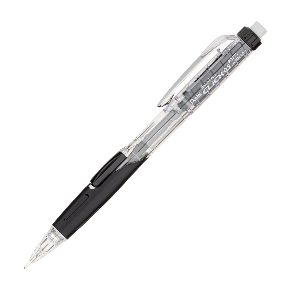 Pentel Twist-Erase Click Mechanical Pencil 0.7Mm Assorted Barrel Colors Color May Vary Box Of 12 Pd277ta