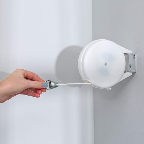 Miere-poate face haine retractabile uscate-01113 alb 2