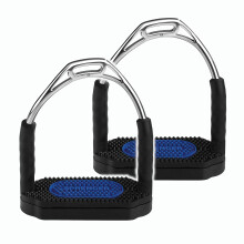 Estribos de seguridad SPRENGER Bow Balance - 1 par de acero inoxidable de 12 cm (4 3/4 pulgadas)