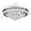 Living And Home Crystal LED Ceiling Light Chandelier Lamp 7