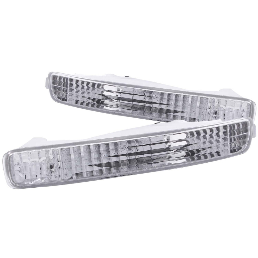 Anzo Usa 511009 Honda Accord Chrome Euro W/ Reflector Bumper Assembly - Sold In Pairs Amber/Light 810169016633