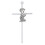 Strieborn    kr    s modliacim sa chlapcom, 15 cm 1