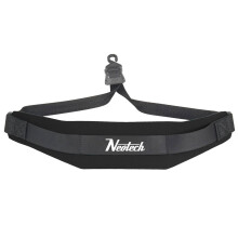 Neotech Saxophongurt - normaler Hakenhalsgurte fr Saxophonklarinette Englische Hrner und mehr - bequemer Neopren -Instrumentenhalsriemen - Schw
