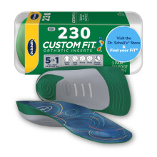 Dr. Scholls Custom Fit Orthotics 3/4 pituiset lisosat CF 230 Rtlidyt jalkaasi ja kaariasi Vlitn koko pivn kivunlievitys alaseln polven plan