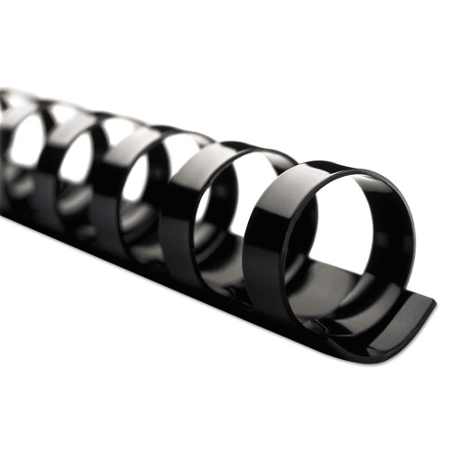 GBC Office Products GroupPlastic Binding 1/4 """" Diameter 25-Sht Cap 100/Bx sort