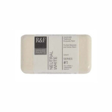 R&F Rucne vyr   ban    farby 101G Enkaustick    farba 40ml Neutr   lna biela