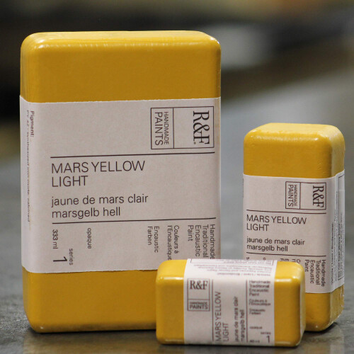 R & F -kunstner Encaustic Paint Mars Yellow Light 40 ml 2