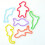 Silly Bandz Meerestiere     24er-Pack 1