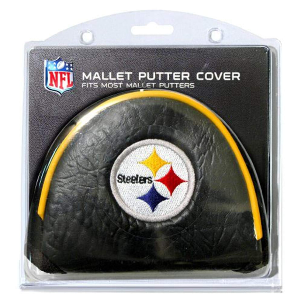 Photos - Golf Team  NFL Pittsburgh Steelers  Mallet Putter Cover  Club Mallet Putter Headcover Fits Most Mallet Putters Scotty