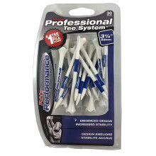 Pride Professional Tee System Kunststoff-Golf-Tees 3-1/4 Zoll     30 St   ck Blau EV31430 Wei