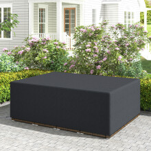 Outsunny 275x205cm Outdoor Furniture Protective Cover Black