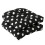 Pillow Perfect - Cuscini per Seduta Tufted a Pois (Retro), 19" x 19", Nero, 2 Pezzi 1