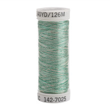 Sulky 142-7025 metallic garen voor het naaien van zilver en mint
