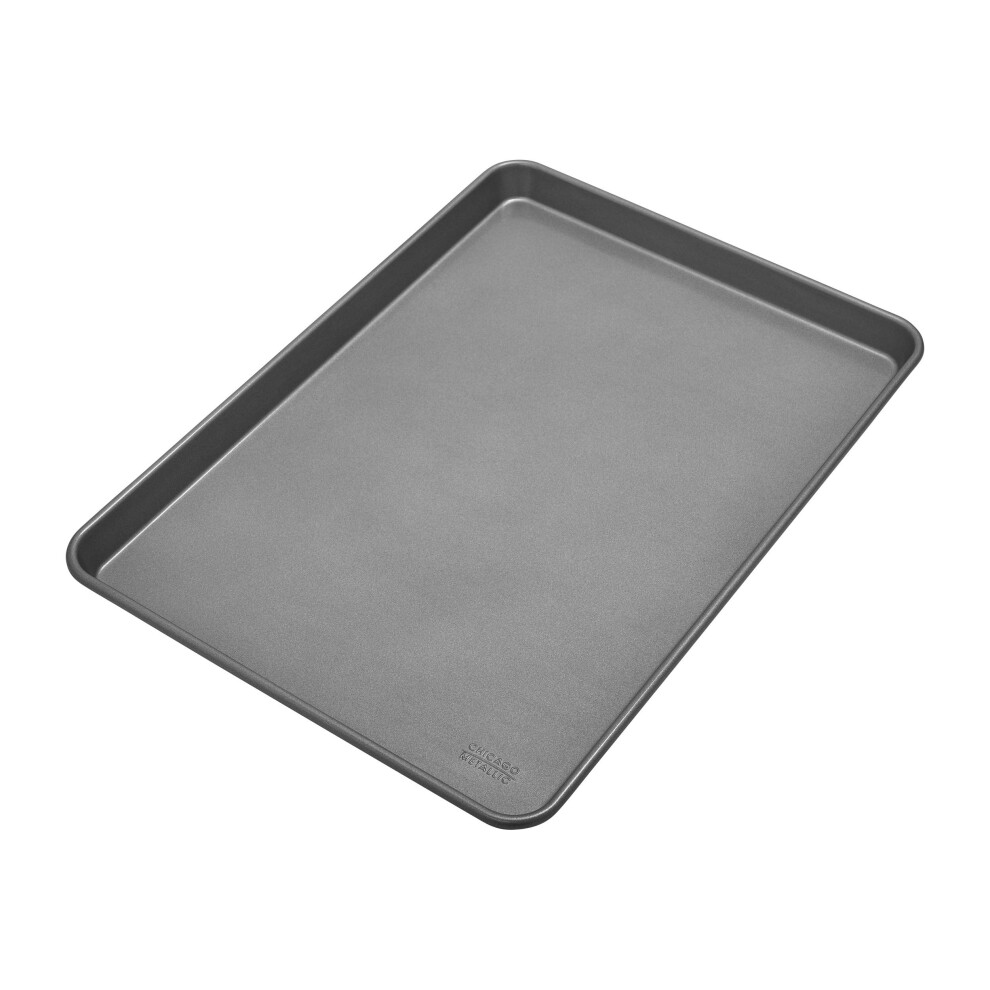 Chicago Metallic Commercial II Non-Stick Cooking/Baking Sheet 17 by 12.25 Silver