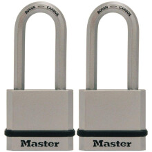 Master Lock M530XTLH Magnum Solid Steel Keyed Alike Padlocks 1-Pack 2-Count