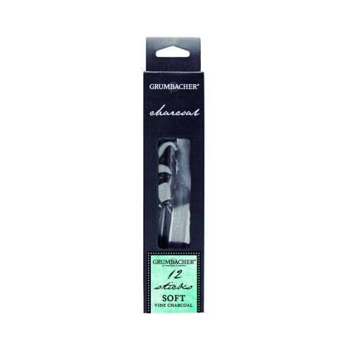 Grumbacher Vine Charcoal Soft 12/Pk V4112