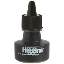 Encre     dessin pigment   e Higgins noire, flacon de 30 ml, 44021