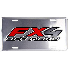 Tegn 4 Sjov parodi nummerplade FX4 Off Road 12 x 6 dekorativ nummerplade dekorationsplade til køretøj/væg mand hule dekorationer lavet i USA
