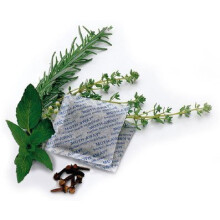 Sacos Moth Away Richards Homewares - 72 Pacote (Branco) - Aroma de Menta Fresca