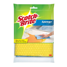 Scotch-Brite-sieniliina 1 pakkaus sis  lt     3 pussia, joissa kussakin on 2 sieniliinaa, eli 6 sient   (v  ri/kuvio voi vaihdella)