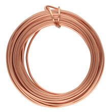De Beadsmith Square Craft Wire - Wire Elements - Soft Temper - 21 Gauge 7 Yard Coil - Koperkleur - Beading Wire Gebruikt voor het maken van sieraden,