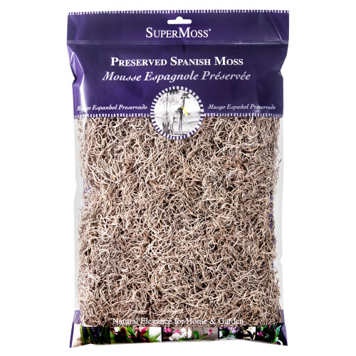 Supermoss (26914) Moss espanhol preservado Natural 8oz (200 polegadas c   bicas)