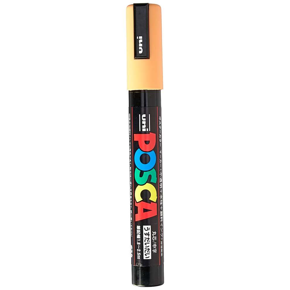 Uni Posca Medium Marker  Light Orange PC5M.54  1 Count Pack of 1