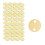 Lucky Line Solid Brass Round Tag 1-1/4 """" - To huller - 100 pr. Boks (26022) 1