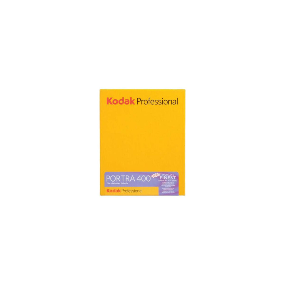 Kodak 880 6465 Portra 400 Professional ISO 400  4 x 5 Inches  10 Sheets  Color Negative Film Yellow