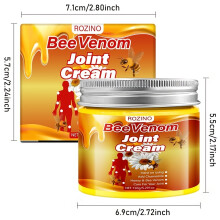 Bee Venom Joint Massage Cream, met verschillende natuurlijke ingrediënten zoals bijengif, kamille en aloë vera