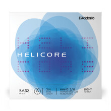 D'Addario Helicore Hybrid Bass Single A String  3/4 Scale  Light Tension