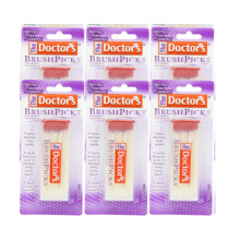Palillos interdentales The Doctor's BrushPicks | Paquete de 120 unidades | (Paquete de 6)