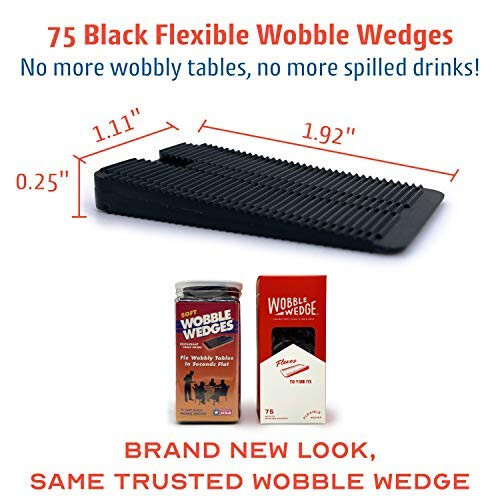 Wobble Wedges Ευέλικτοι Πλαστικοί Σφήνες - Σφήνες Ισορροπίας για Σπίτι και Έπιπλα 1
