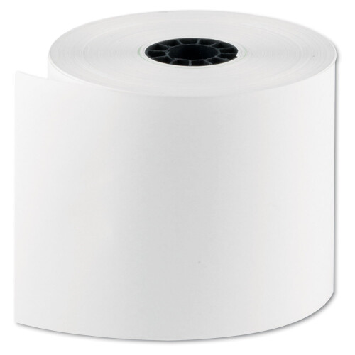 National Checking 7225SP 200' de comprimento x 2,25 polegadas de largura 1 camada de registro trmico branco (4 pacotes de 10 rolos)