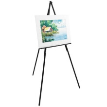 Kreativt Mark Thrifty Wood Tripod Display Easel Stand for at male en enkelt enhed - holdbar letv?gt og sammenfoldelig med justerbar vinkel og hju