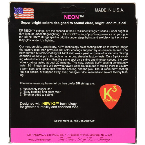 DR Strings HI-DEF NEON Struny do gitary basowej (NPB-40) 1