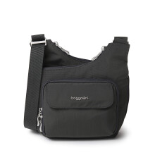 Baggallini unisex Criss Cross handtassen voor volwassenen, antraciet, ??n maat US