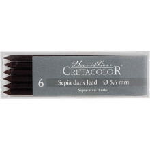 Cretacolor Artist Lead Sepia Donker 6/Pack