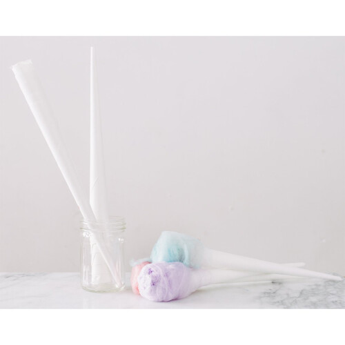 Cotton Candy Express 100-Count Paper Cones for Cotton Candy Making  White 1