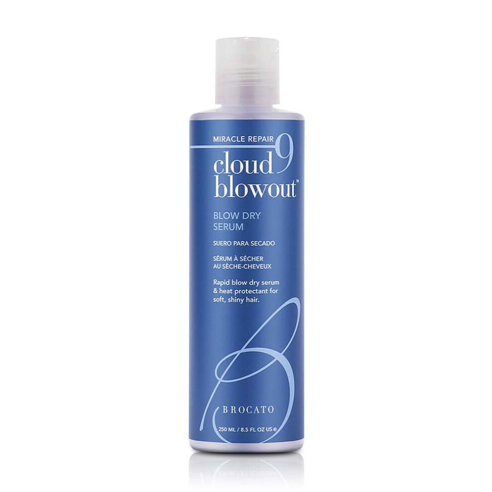 Photos - Hair Styling Product Brocato Cloud 9 Blowout Blow Dry Serum, 8.5 Ounce | Miracle Repair, Rapid Blow Dry Serum & Heat Protectant for Soft, Shiny H