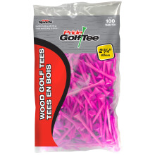 PRIDE GOLF TEE Unisex Erwachsene 100 Count Bag Golf Tees Citrus Pink Count US