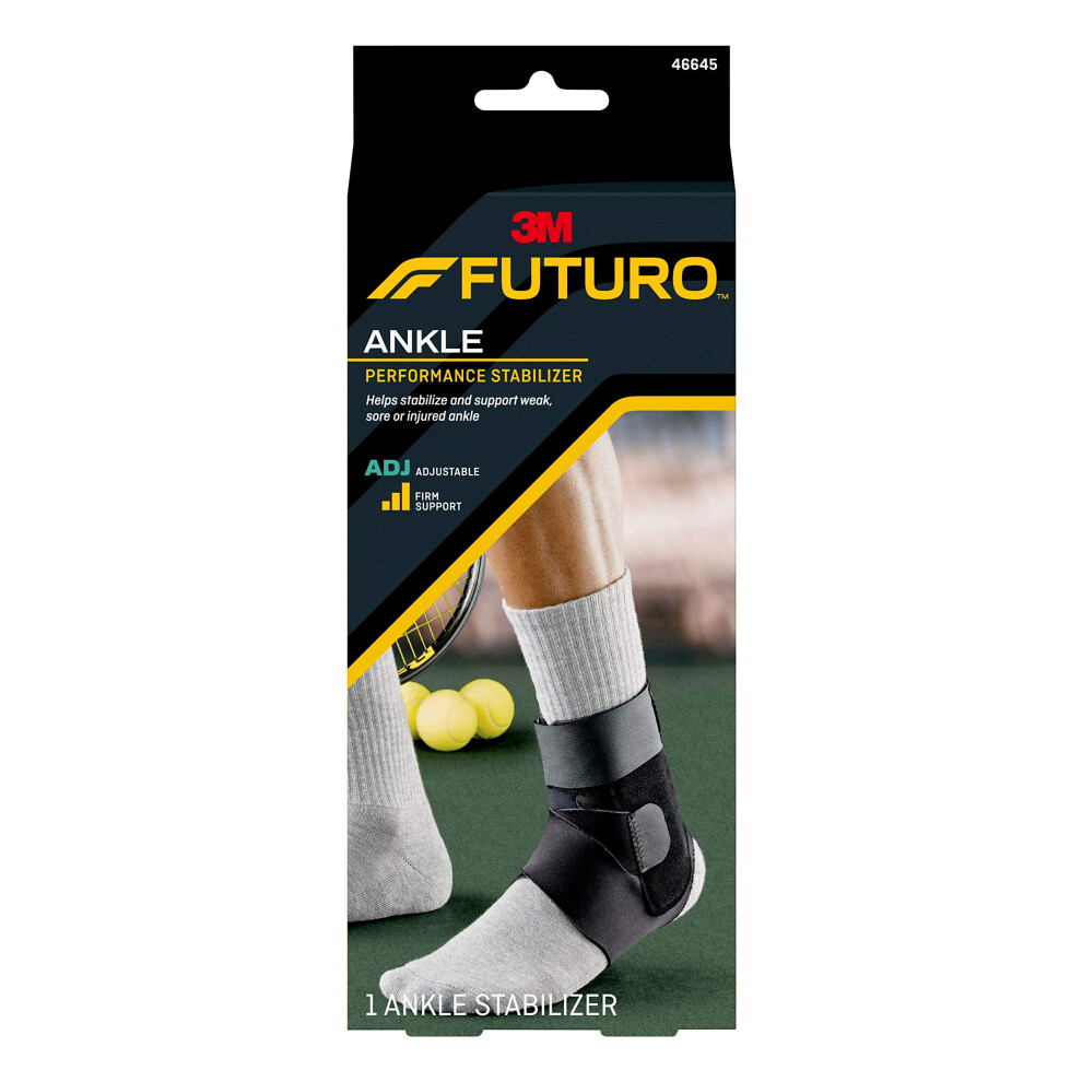 Photos - Braces / Splint / Support FUTURO Performance Ankle Stabilizer Left or Right Adjustable Size Firm Support Helps Support Stiff Sore or Injured Ankles Cu