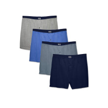 Ανδρικό Μποξεράκι Fruit of the Loom χωρίς Ετικέτες, Πλεκτό - Ποικιλία χρωμάτων X-Large US