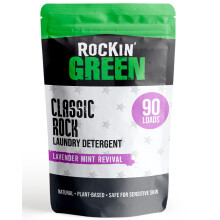 Rockin 'Green Laundry DETERGET PLANT a base de detergent a linge naturel Vegan et chasseur biodegradable Fighter pour la peau sensible (Classic R