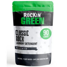 Rockin 'Green Laundry DETERGET PLANT a base de detergent a linge naturel Vegan et chasseur biodegradable Fighter pour la peau sensible (Classic R