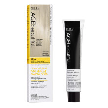 AgEbeautiful Permanent Liqui Creme Haarfarbe Farbstoff 100 % Grauabdeckung Anti-Aging Professionelle Salonf  rbung HLA High Lift Aschblond
