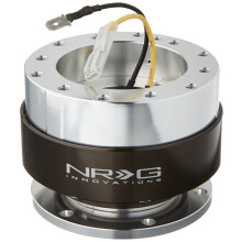 Kit de Liberação Rápida NRG Innovations SRK-100BC Prata/Preto Cromado