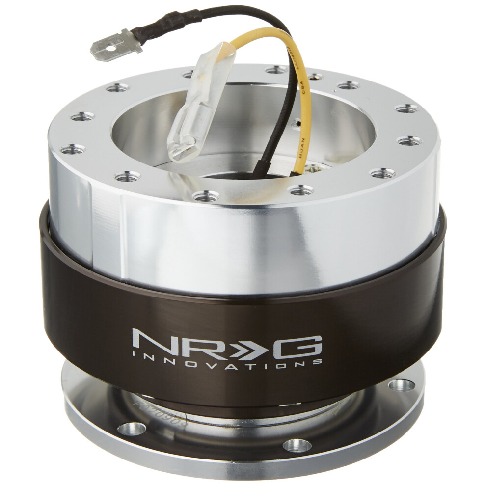 Nrg Innovations Srk-100Bc Chrome Quick Release Kit Silver/Black 642893636012